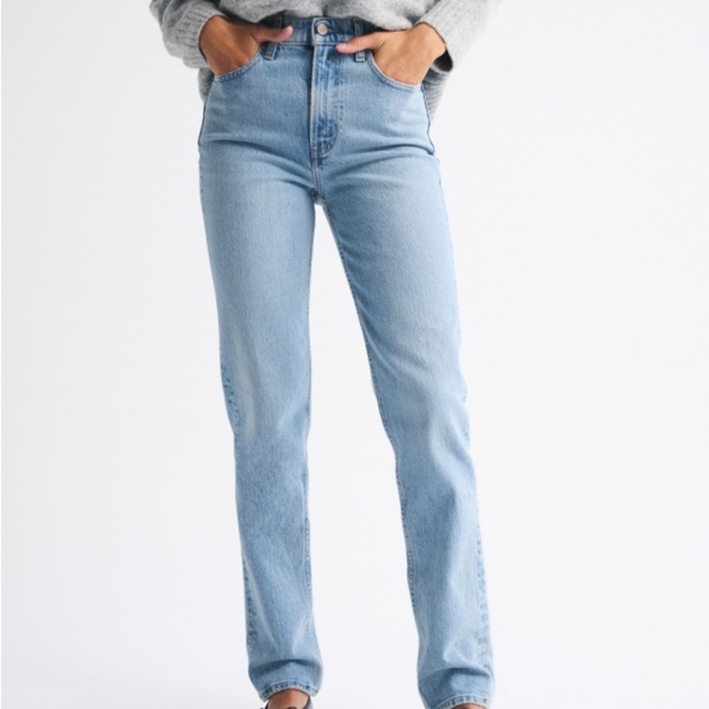 Y2K Abercrombie & Fitch The 90’s Straight Ultra High Rise Size 30/10 pre-owned